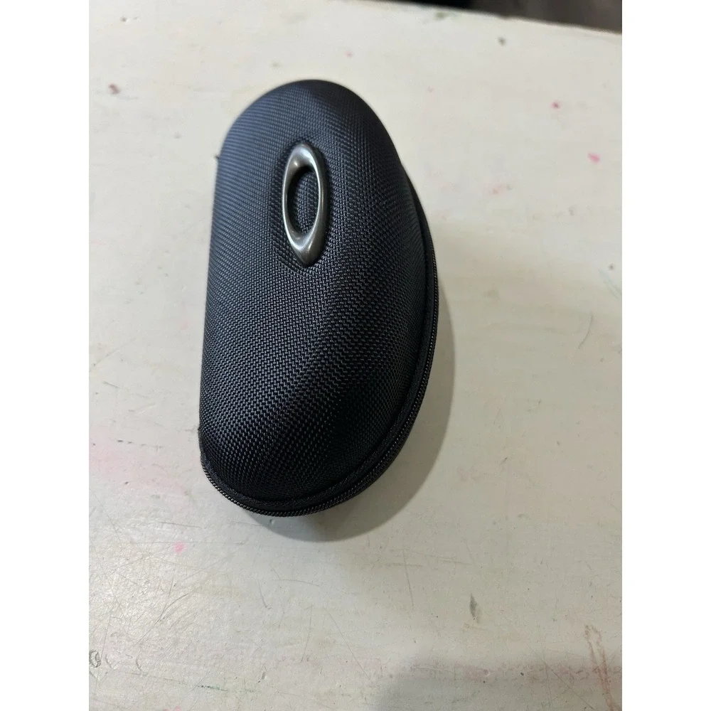 Genuine Oakley Black Zip Protective Hard Case Logo Case Only Sunglasses Case